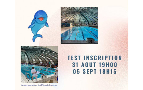 Test inscription saison 2023-2024